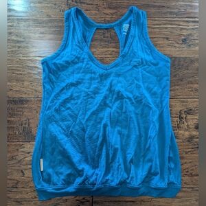 Women's Icebreaker Merino Wool Blue Tank Top Size Small